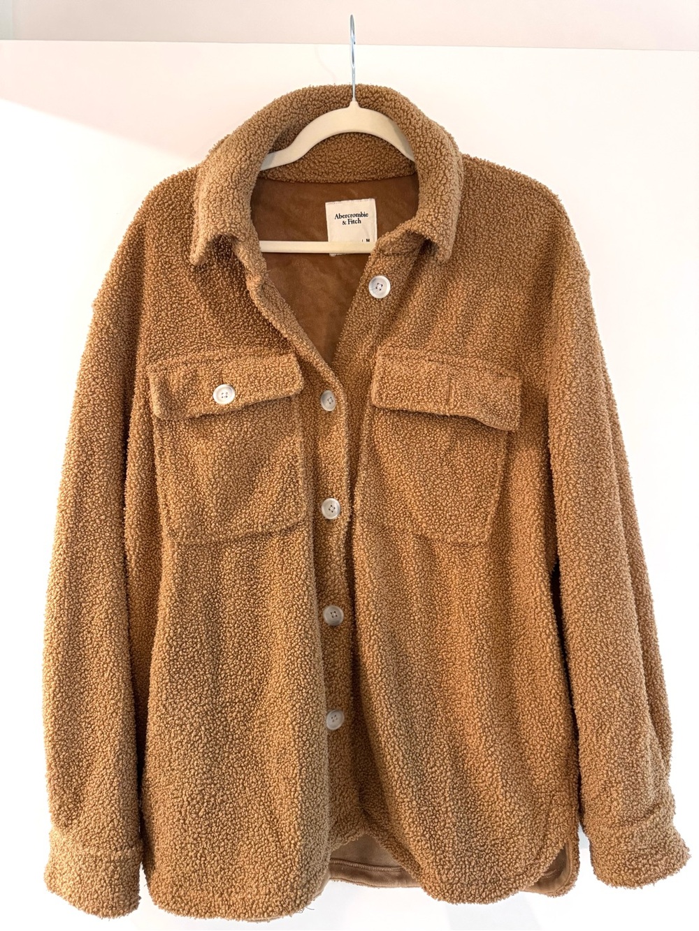 Abercrombie & Fitch Camel Sherpa Jacket